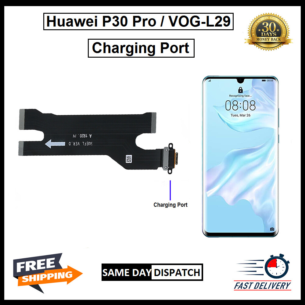 Image 1 - For Huawei P30 Pro VOG-L29 Type C USB Replacement Charging Port Board Flex