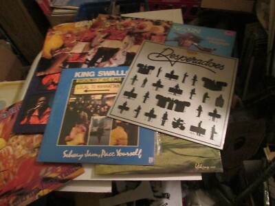 8 LP LOT SPARROW KING SWALLOW 2X ROBERT DELGADO 2x BYRON LEE DRAGONAIRES +++