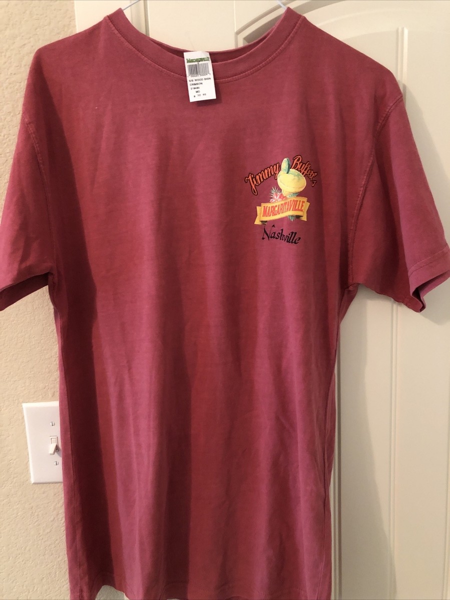 Jimmy Buffett Margaritaville Nashville Crimson Short Sleeve Tee