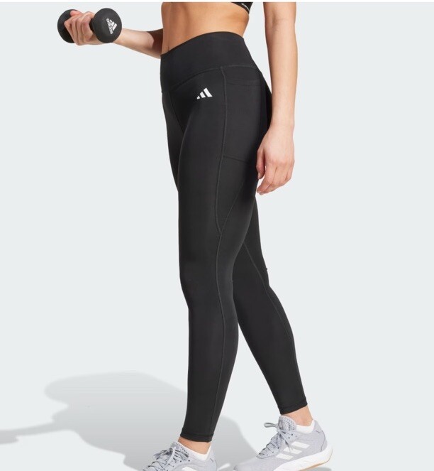 Adidas IT2280 Women's PL ESS ST 1/1 Tights Training In Black