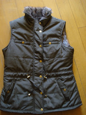Bc Clothing Brown Reversible Gilet/bodywarmer Uk Large Bust 38- 40inch