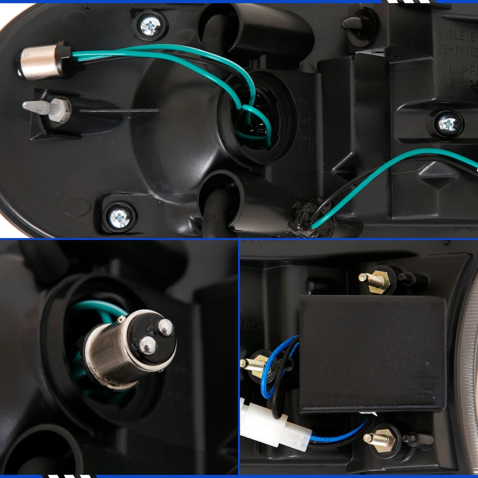 Пара черных светодиодных сменных угловых сигнальных фар для Toyota FJ Cruiser 2007-2014 годов выпуска - Изображение 4 из 4