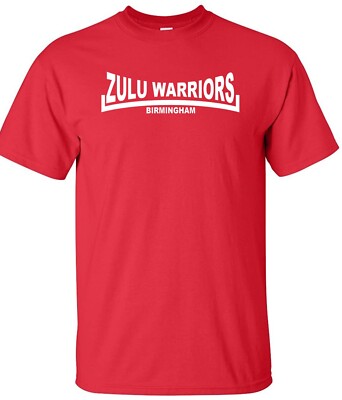 Birmingham Fußball T-Shirt Zulu Krieger Keep Right on blaue Nase Neuheit Geschenk