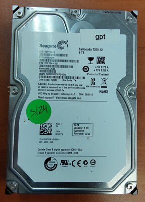 Seagate Barracuda ST1000DM003 Desktop Hard Drive - 1 TB