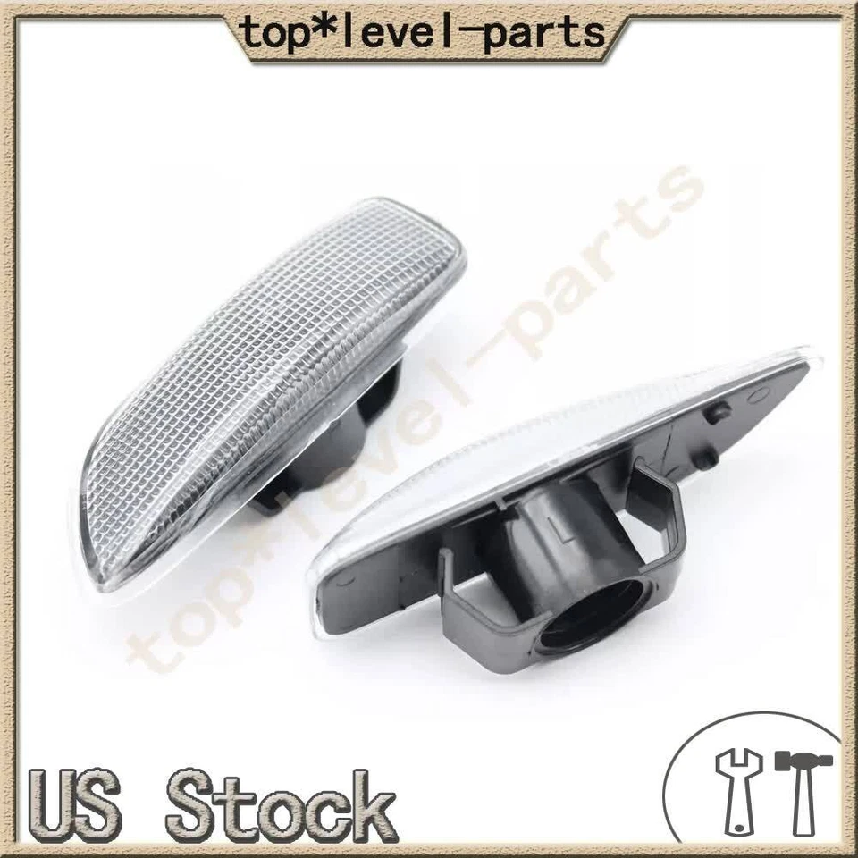 2 PIEZAS Para VOLVO S60 V70 S80 XC90 Lado Izquierdo+Derecho Marcador Luz Parachoques Señal de Giro Foto 4 de 4