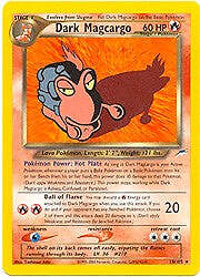 Neo Destiny Rare - Dark Magcargo Pokemon Card 18/105