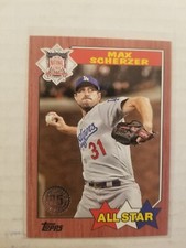 2022 Topps Series 2 1987 NL All-Star Max Scherzer #87AS-43 Red Parallel 5/10