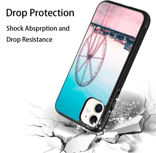 For iPhone SE XS XR Max 5 6 7 8 Plus Theme Park Ferris Wheel Anti scratch Cover - Picture 9 of 25