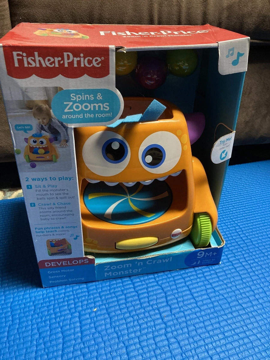 Fisher price zoom and crawl cheap monster instructions
