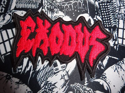 Exodus Patch Shape Logo Red