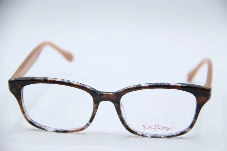 NUEVAS GAFAS LILLY PULITZER ASHLYN TI HAVANA GRIS MÁRMOL MARCO AUTÉNTICO 51-17 Foto 2 de 4