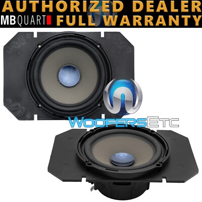 pkg MB QUART 4x6'' SPEAKERS BRACKETS + PMD100 4'' MIDS MADE IN GERMANY CAR AUDIO