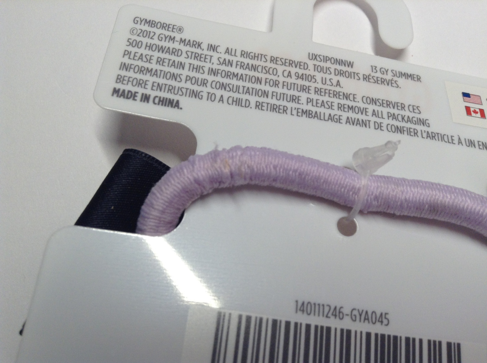 Gymboree European Holiday Line Ponytail Holder NWT Purple Bow Girl Hair ...