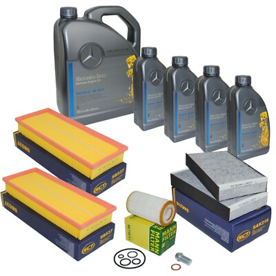 Inspektionspaket für MERCEDES X164 GL450 500 W164 ML350 500 V251 mit 9L 229.5