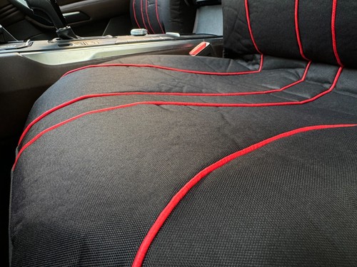 For Dodge Ram 2500 2003-2016 Car Front Seat Covers Waterproof Black Canvas 2PCS - Picture 5 of 13