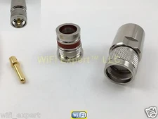 New Model PL259 UHF Male Plug Clamp for LMR600 RF Coax Cable Connector PL-259 US