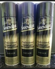 Sovereign Turbojet Air Sanitiser Savage Dior Fragrance x3 Bottles New Sealed