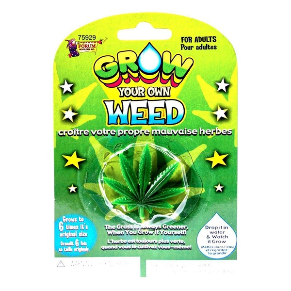 Grow Your Own Weed Cannabis Drugs Joke Adult Gift Funny Birthday