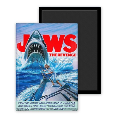 Jaws 4 The Revenge Filmplakat Kino - Kühlschrankmagnet 54x78mm