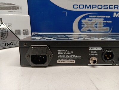 Behringer MDX-2600 Composer Pro-XL Audio Interactive Dynamics