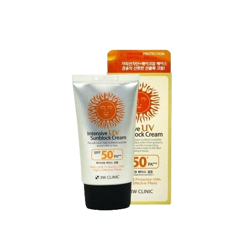 3W CLINIC Intensive UV Sunblock Cream 70mL SPF50+ PA++++