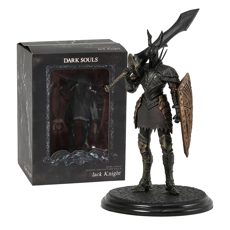 Statuette Dark Souls Black Knight en PVC de Haute Qualité 22cm