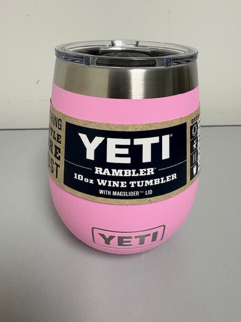 Power Pink YETI® 10oz Wine Tumbler - Authentic - Brand New Retired