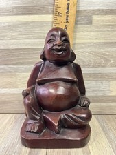 Camphor Wood Buddha Hand Carved Statue