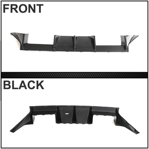 Difusor de parachoques trasero de carbono difusor trasero labio se adapta a BMW M2 G87 2022-24 - Imagen 10 de 11