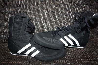 Neu Adidas Box Hog 2 Performance Gr 41 1/3 UK 7,5 FX0561 2024 Boxschuhe schwarz