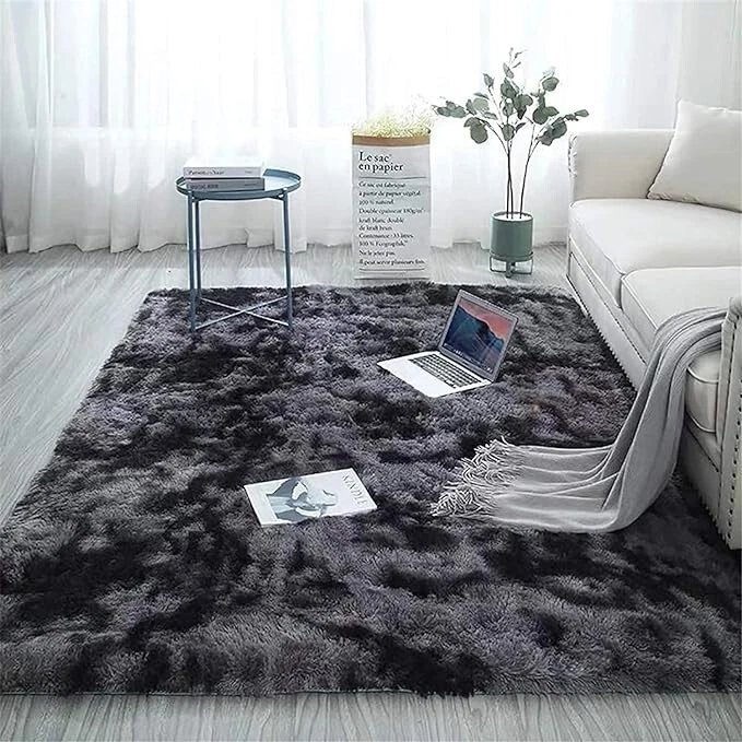 Luxury Soft Shaggy Rug - Non-Slip,Plush, Fluffy Carpet for Bedroom & Living Room - Image 3 of 4