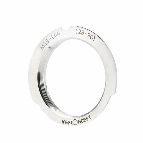 K&F Concept Objektivadapter für Leica 28mm/90mm M39 Mount Objektiv auf Leica M LM Kamera - Bild 6 von 7