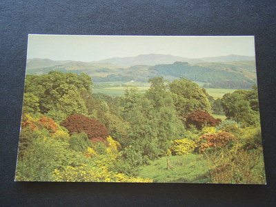 MUNCASTER CASTLE RAVENGLASS CUMBERLAND GARDENS AND ESK VALLEY POSTCARD