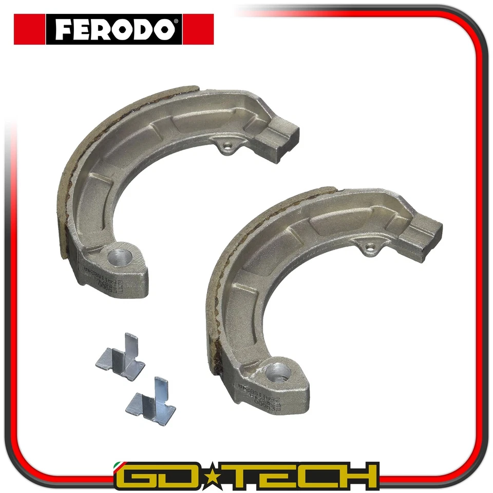 GANASCE FRENO ANTERIORE POSTERIORE FERODO VESPA PX PK XL RUSH FL V HP ETS P150S - Imagen 3 de 4