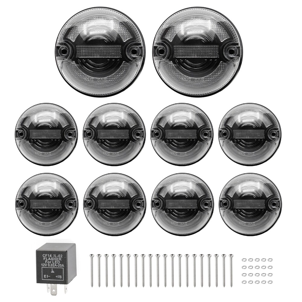 For Land Rover Defender 110 20-24 Black Car Tail Light Cover Brake
