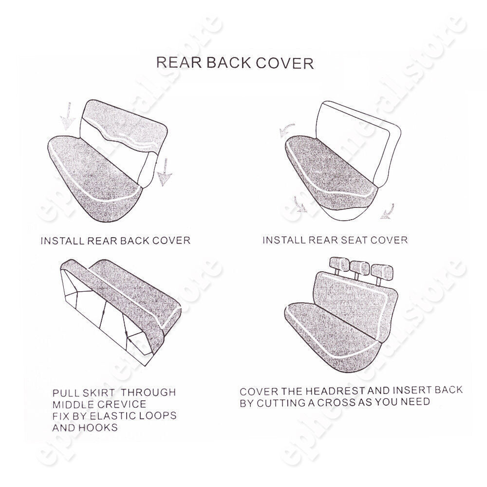 Funda protectora de cuero Cubre Asientos Para Autos Forro De Carro