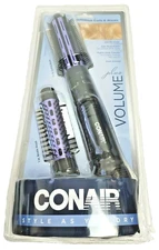Conair 2-in-1 1-1/2" & 1" Hot Air Styler Hair Curling Combo Volume Plus CD160PN