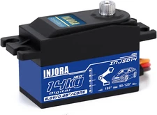 INJORA RC Digital Servo 14Kg Low Profile Servo Metal Digital Core High Torque Se