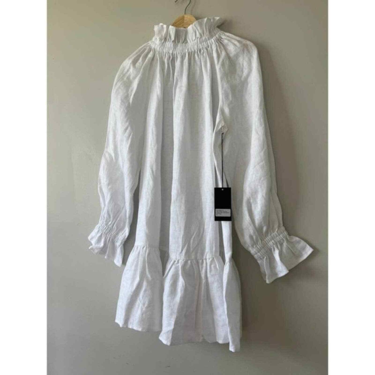 chinese dress ladies Minimalist Long Linen Dress for Women, 100 Linen Maxi Dress, Casual Summer Dress, Linen Clothing, Floor Length Linen Dress, Xs / White