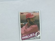 1985 GARRY MADDOX : PHILADELPHIA PHILLIES : MINT : VINTAGE TOPPS 235