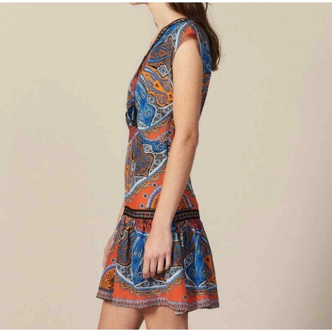 Sandro top bandana dress