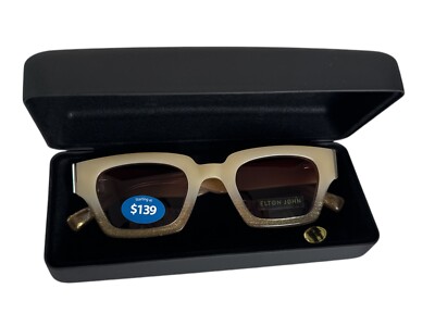Elton John Rare Film Star Eyewear Glasses 48-23-145 Unisex Polarized Sunglasses Elton John Rare Film Star Eyewear Glasses 48-23-145 Unisex  main image 2
