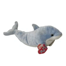Ty Beanie Babies 2.0 Clipper The Dolphin Stuffed Animal Plush Toy with Hang Tags