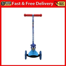 Sonic Ride-N-Glide Buddies 3D Toddler Scooter, 3 Wheel Scooter for Kids Ages 3+
