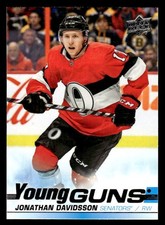 Jonathan Davidsson 2019-20 Upper Deck Young Guns #479 Ottawa Senators ESE