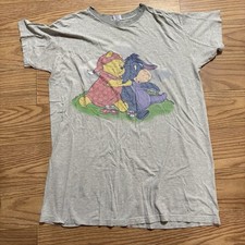 Vintage Disney Winnie The Pooh Eeyore Sleeep Shirt OSFM