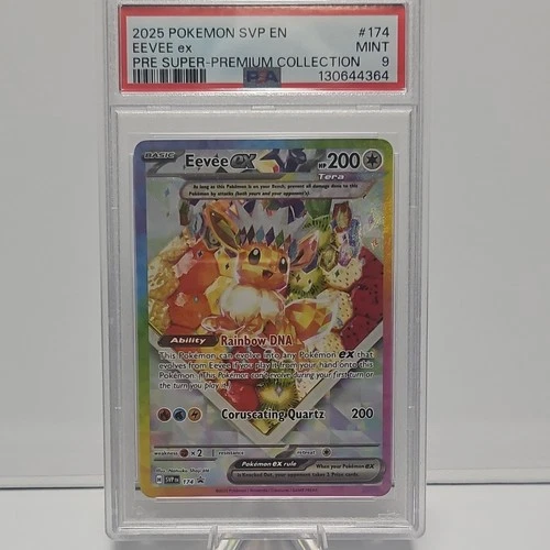 Eevee ex SVP Promo PSA 9 Holo 200 HP #174, Promo