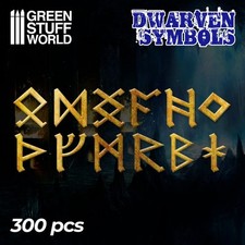 Green Stuff World Zwergen Runen und Symbole Dwarven Symbols