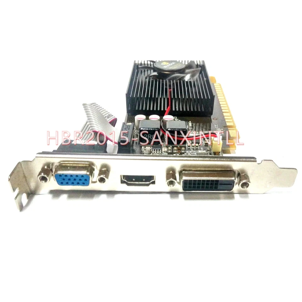 Video Game Graphics Card NVIDIA GeForce GT730 2GB DDR3 DVI VGA HDMI PCI-E - Image 4 of 4