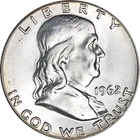 1962-P Franklin Half Dollar